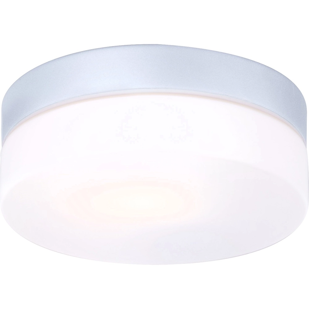 Design-Deckenlicht Vranos Silbergrau für den Außeneinsatz Ø 18,5 cm