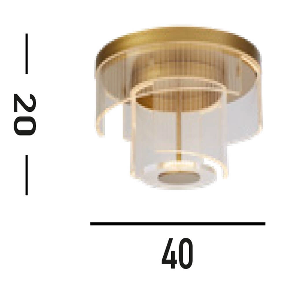 Deckenlampe Deco Gold Searchlight 5053423273433