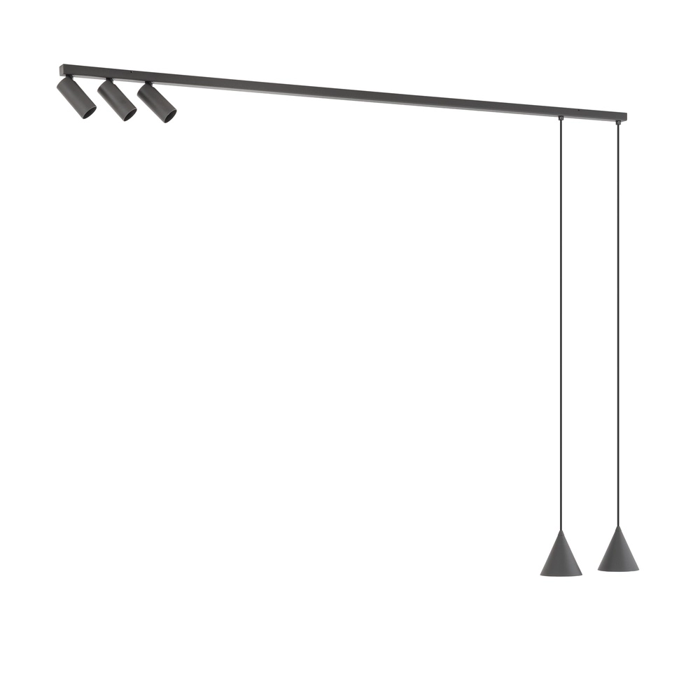 Decken- und Pendellampe Fourty Umbra Grey Lyora 5903139114721