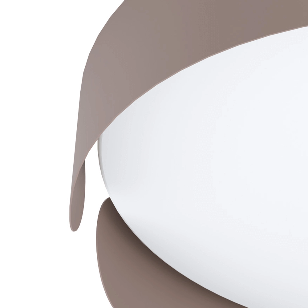 Mokka-Deckenleuchte Valcasotto Ø 37cm Eglo 9002759996239
