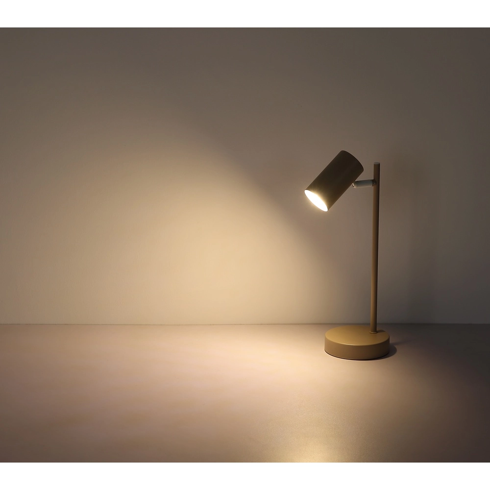 Tischlampe Robby sandbraun Globo 9007371566693