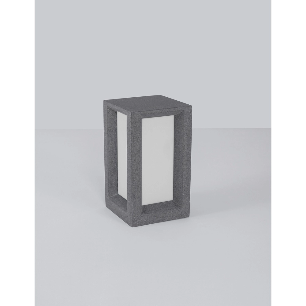 Quadratische Gartenlampe Castro schwarz Lyora 5212017426901