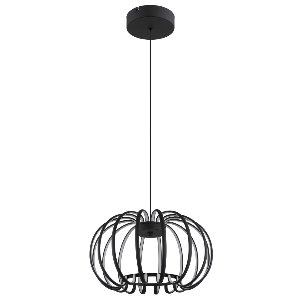 Schwarze Pendellampe Ribbon Konstruktion Globo 9007371575305