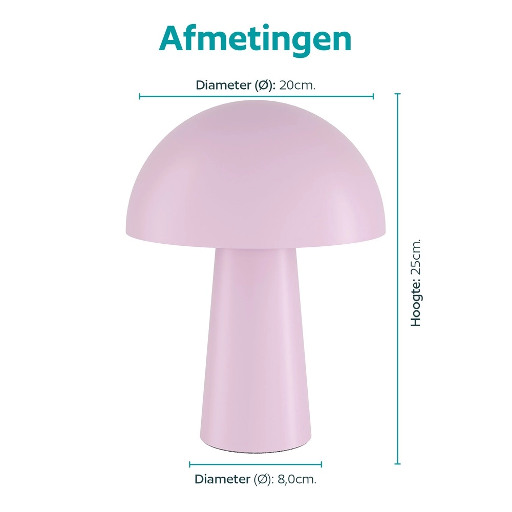 Tischlampe Bufalara Pink