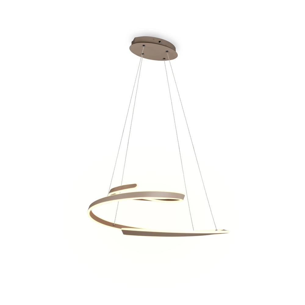Moderne Pendellampe Arlington Sandbraun