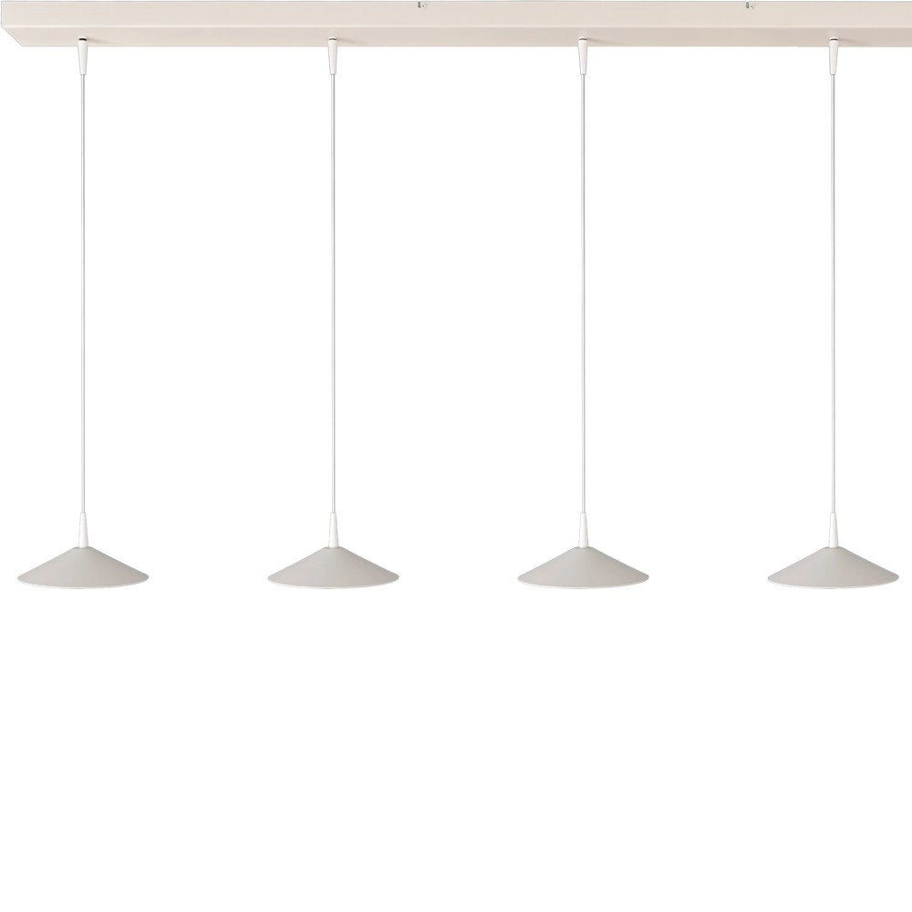 5-Licht Pendellampe Ceppo weißer Ø 18 cm Masterlight 8718121352015