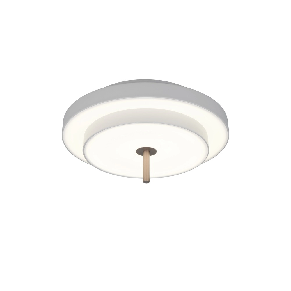 Moderne Deckenleuchte Keaton weiß Ø 40cm Trio 4017807653700