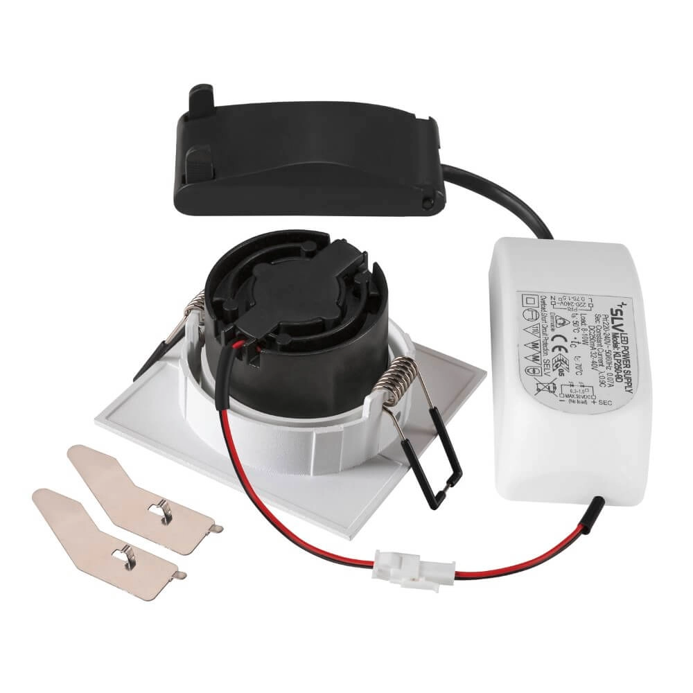 Quadratischer LED-Spot New Tria 68 DTW weiß - 1800-3000K - 700lm - 60g SLV 4024163277389