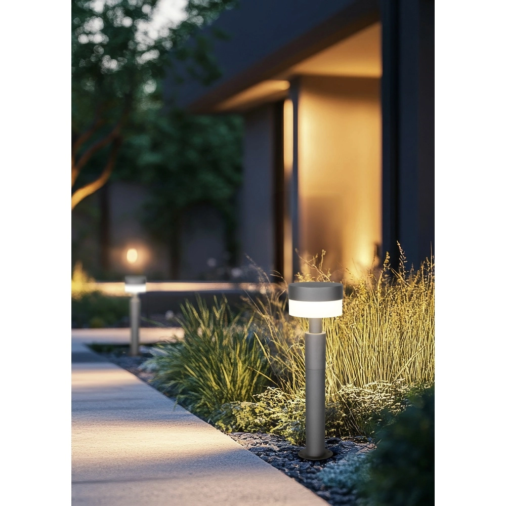 Design-Gartenleuchte Mackenzie anthrazit 50cm Trio 4017807648546