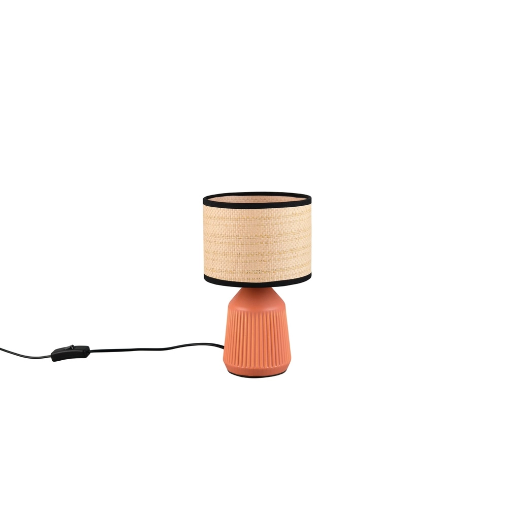 Tischlampe Formentera Ø 16 cm Terrakotta Trio 4017807692082