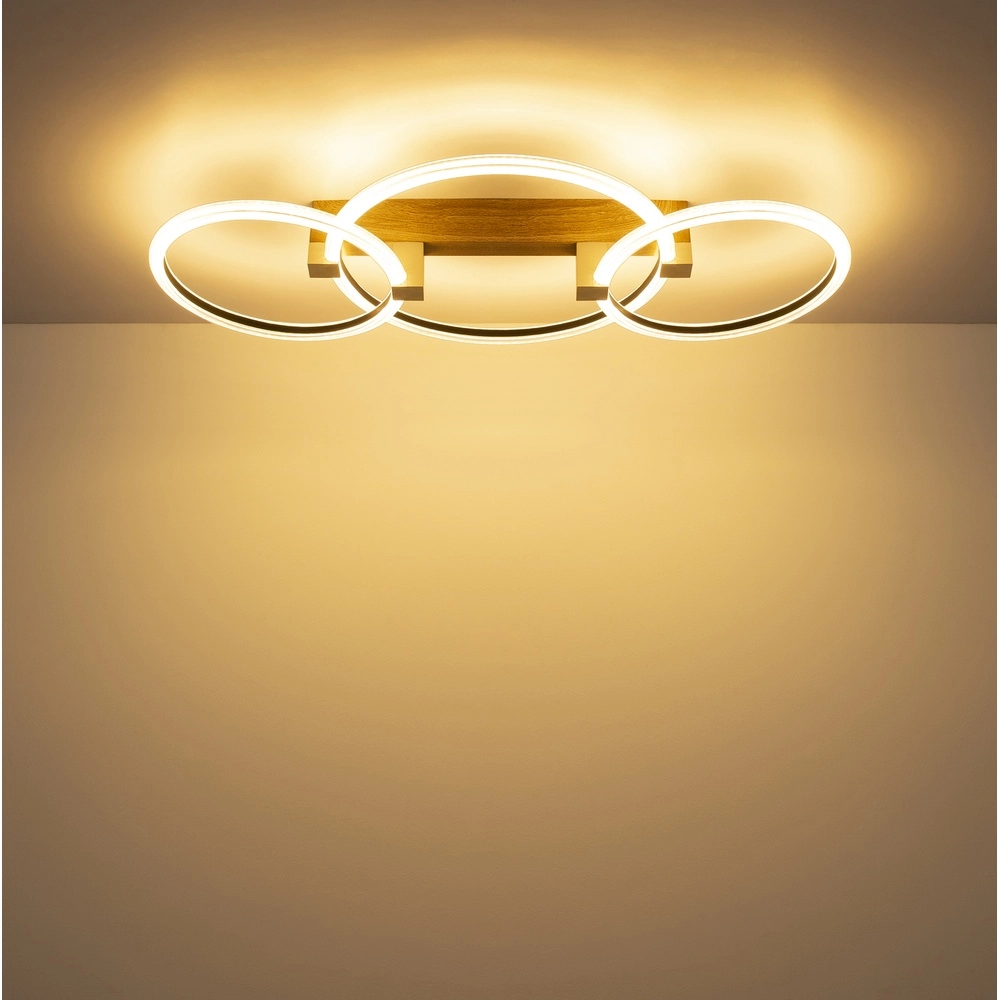 Holzdeckenlampe Fletcher Konstruktion Globo 9007371580293