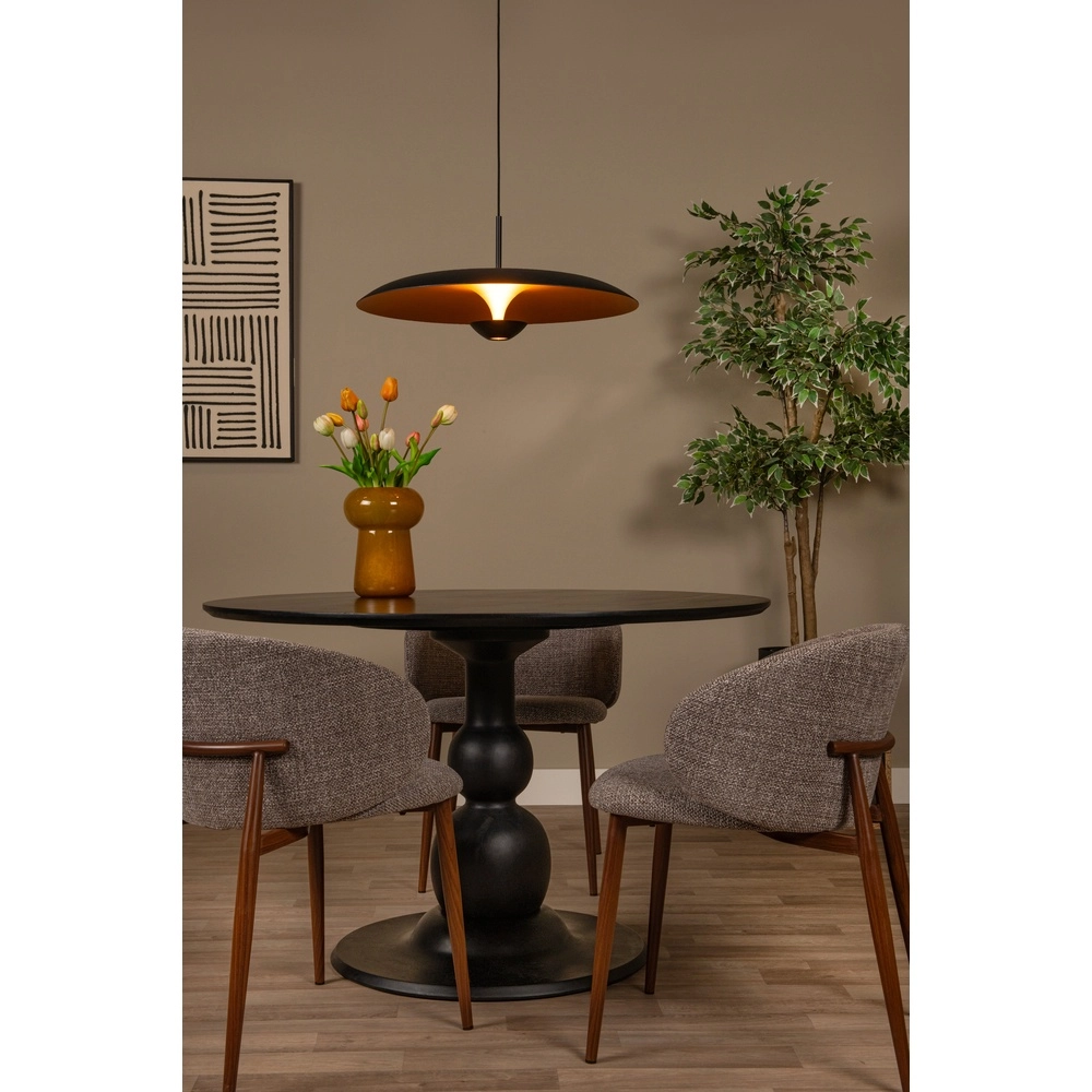 Design-Pendellampe Kenneth schwarz Ø 60cm Premium by Lucide 5411212410443