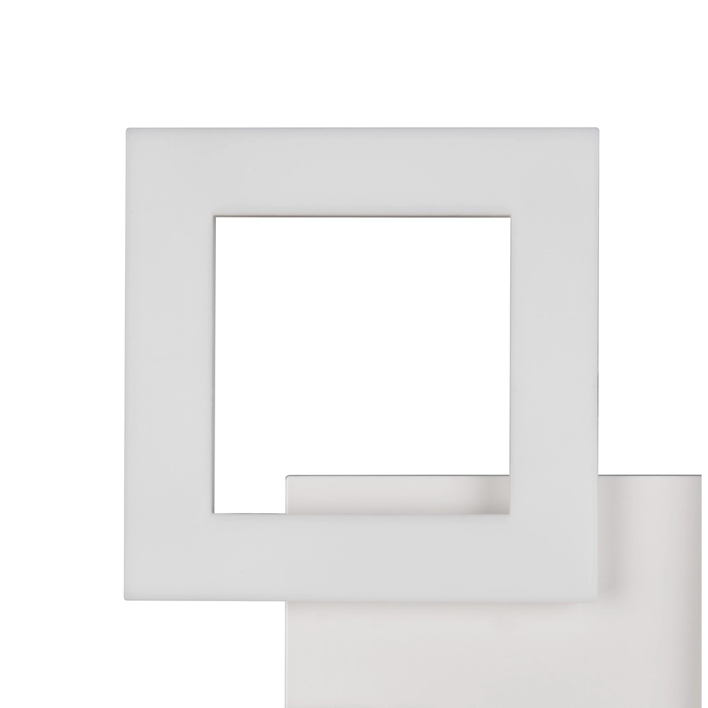 Design-Deckenlampe Cemi Weißes Quadrat Trio 4017807704327