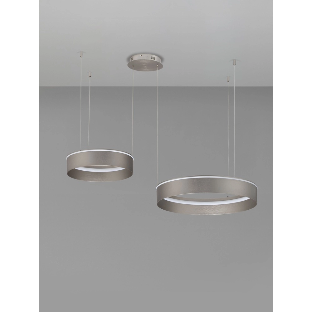 Moderne Pendellampe Olivia Doppelnickel Lyora 5212017494276
