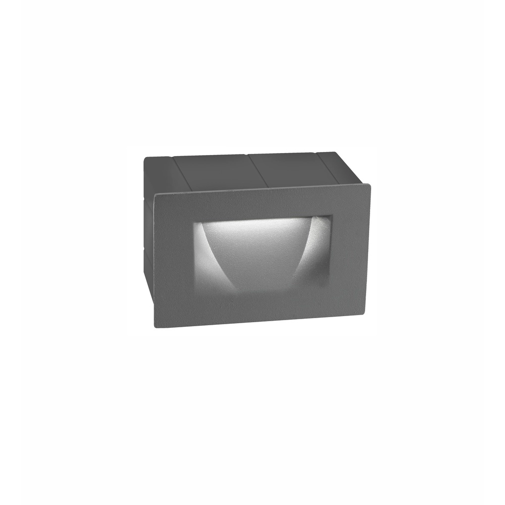 Einbauleuchte Krypton grau 11cm
