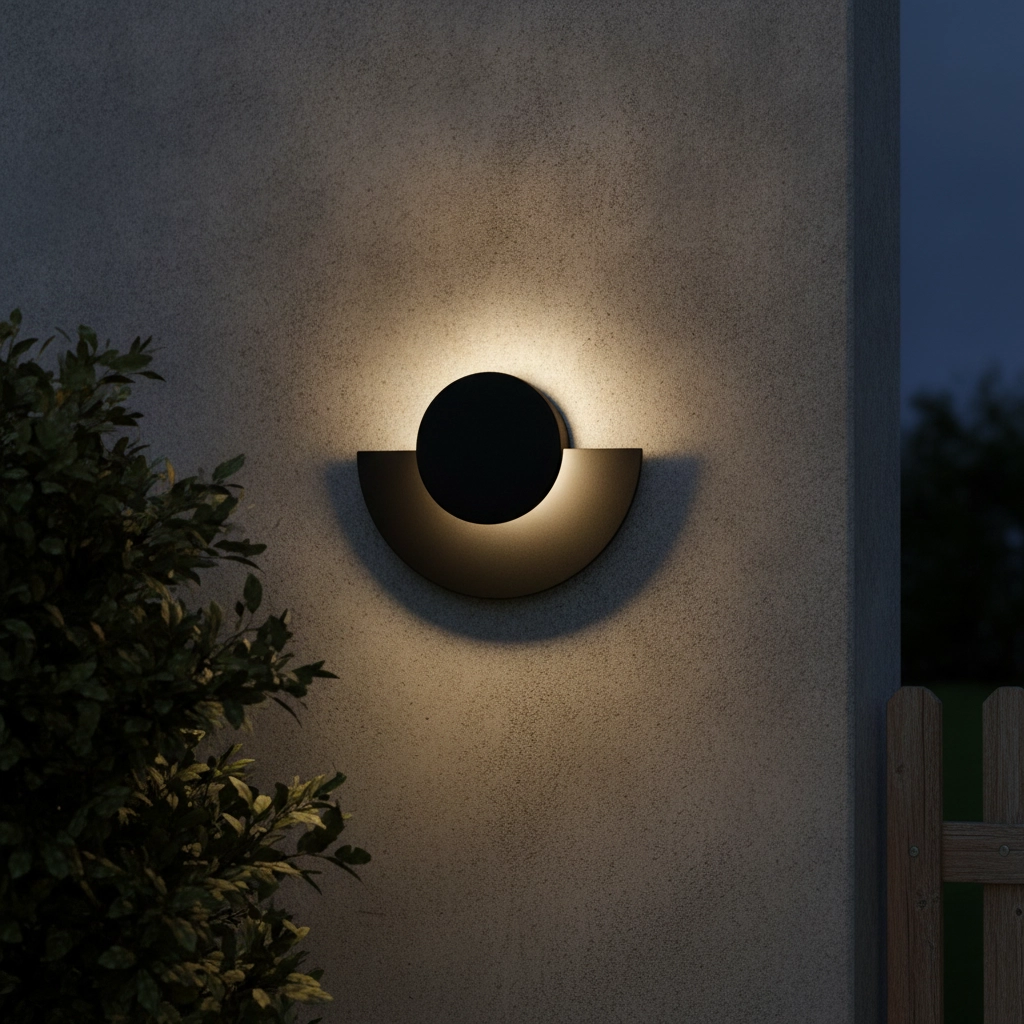 Moderne Wandlampe Gloo schwarz - 2700K