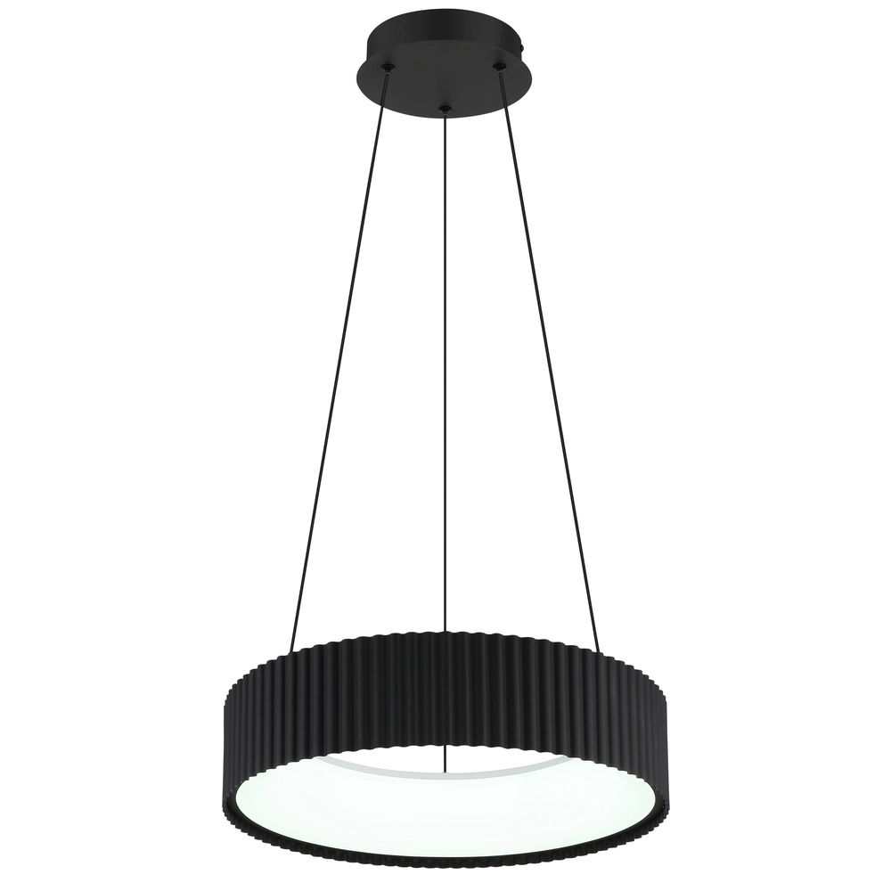 Design-Pendellampe Kemp schwarz Ø 46 cm Globo 9007371569274