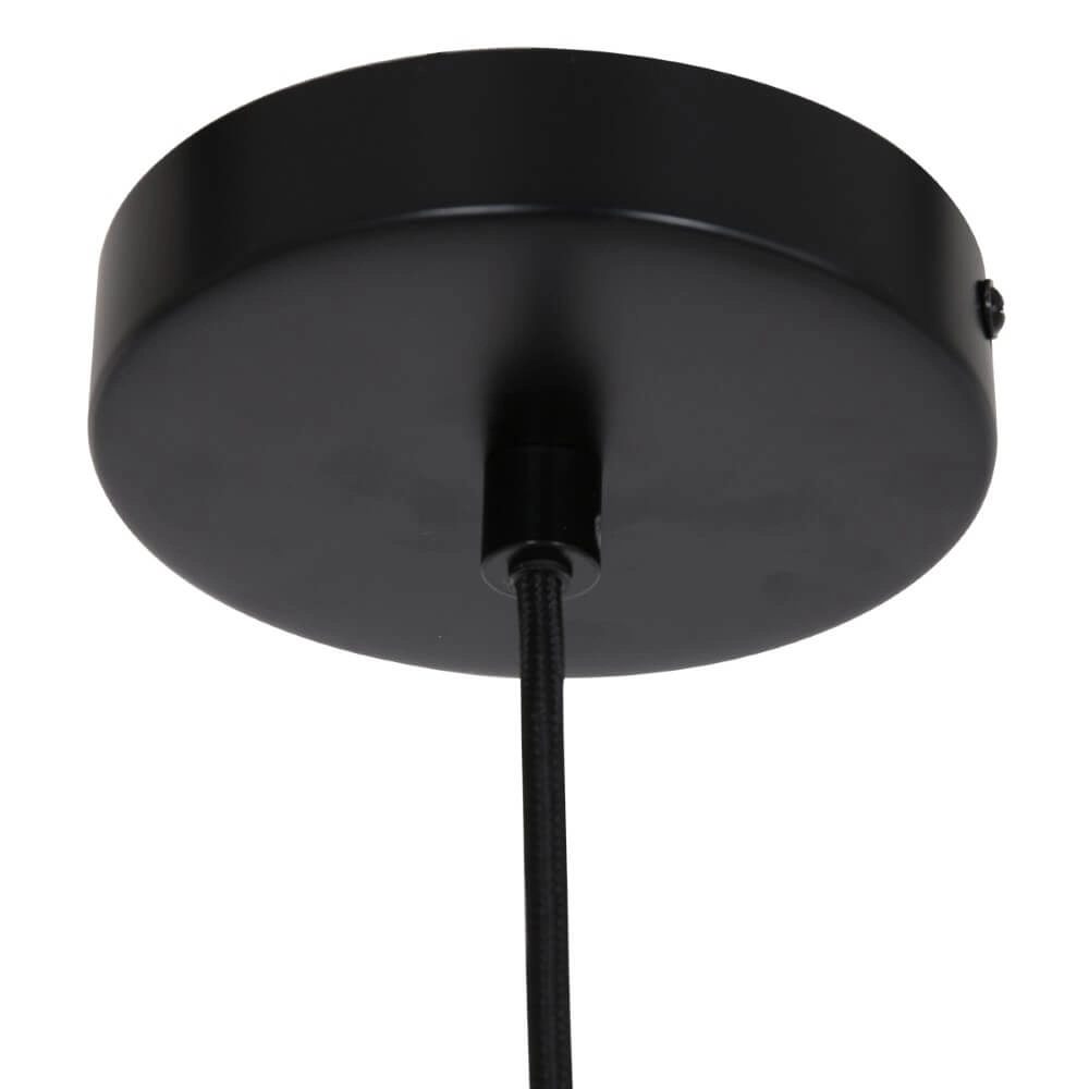 Schwarze Hängelampe Cloud Ø 50cm Steinhauer 8712746148664