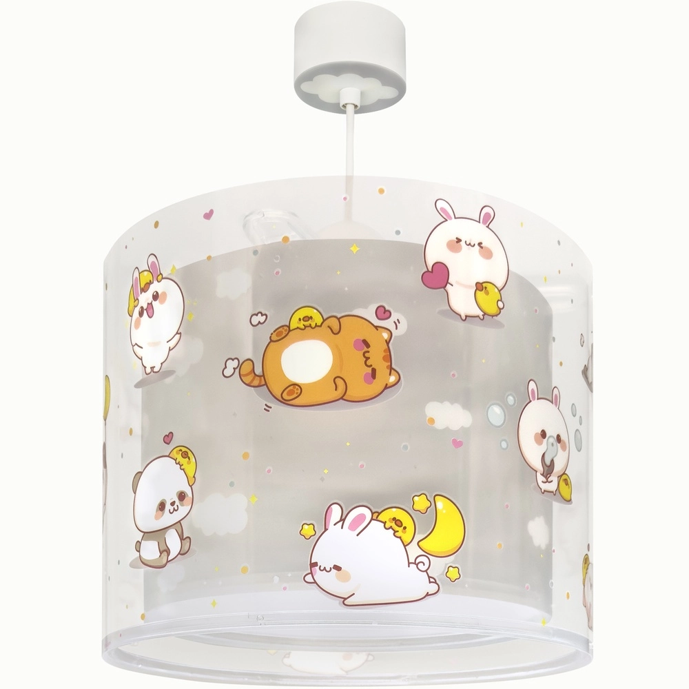 Kinder-Pendelleuchte Kawaii Friends Graues Leuchten im Dunkeln Dalber 8420406002682