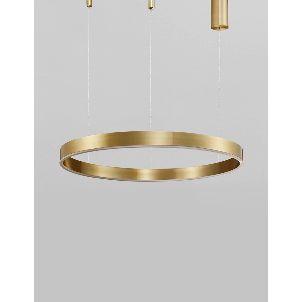 Pendelleuchte Motif gold Ø 60cm 3000K Lyora 5212017421920