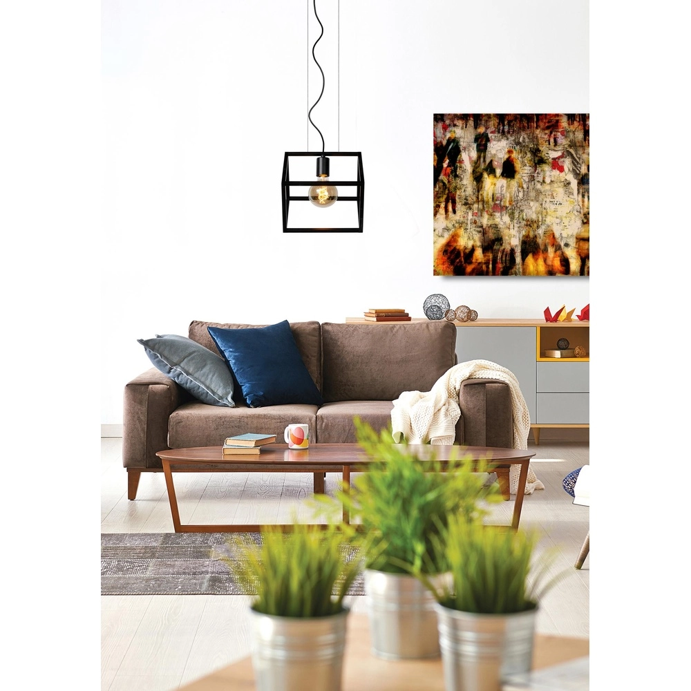 Moderne Pendellampe Fabian Schwarz Lucide 5411212010797