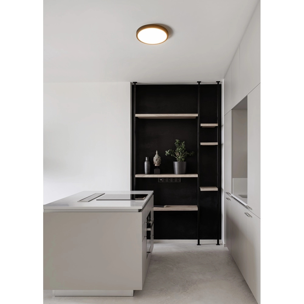 LED-Deckenlicht Fueva 6 rund - schwarz - Ø 27,8 cm Eglo 9008606330089