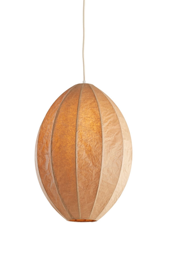 Braune Pendelleuchte Milatos Ø 38cm