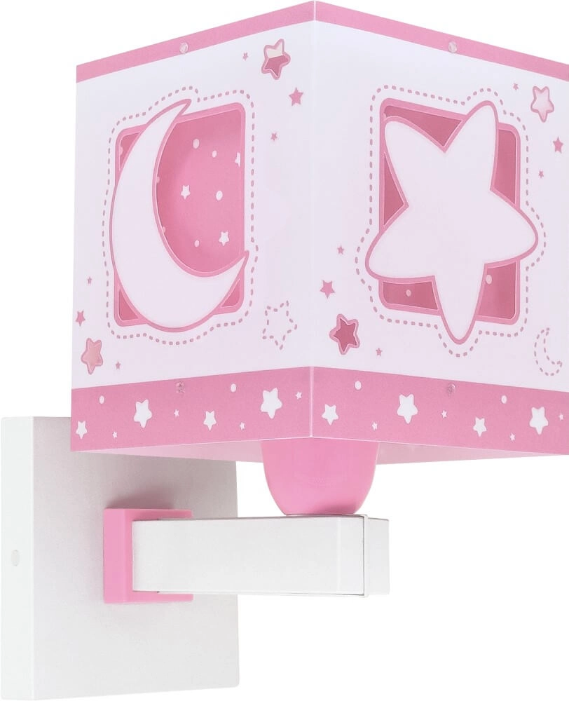 Rosa Wandlampe Moonlight für Kinderzimmer Dalber 8420406001920