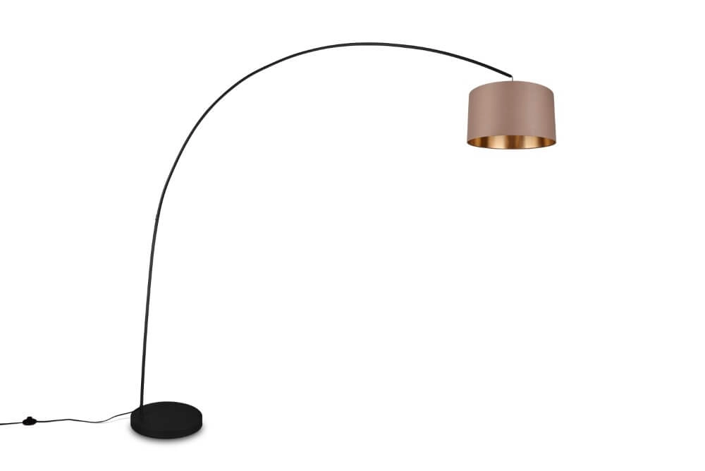 Bogenlampe Mansur Schwarz
