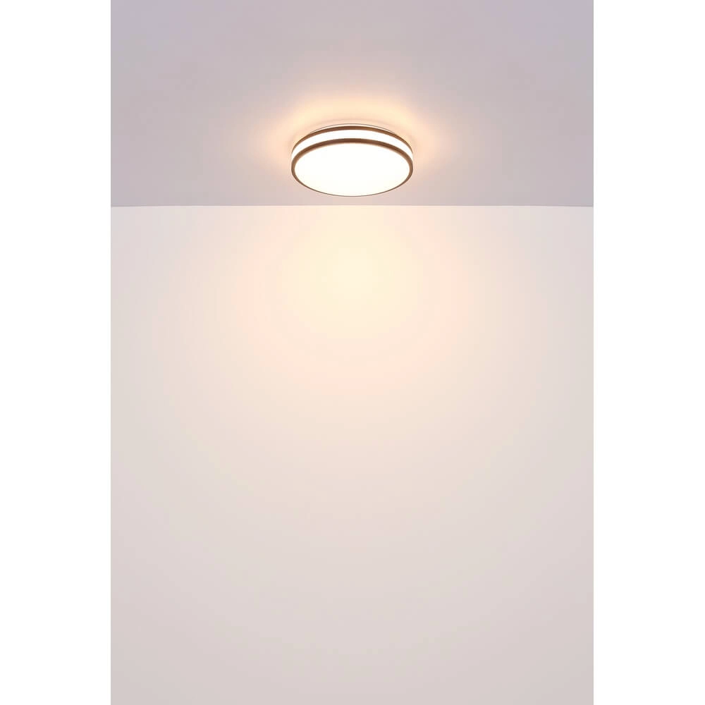 Deckenleuchte Betha braun Ø 34cm Globo 9007371453825