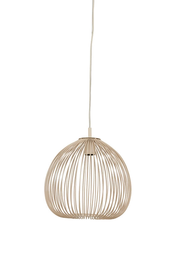 Cremefarbene Pendelleuchte Rilana Ø 34cm Light & Living 8717807649760