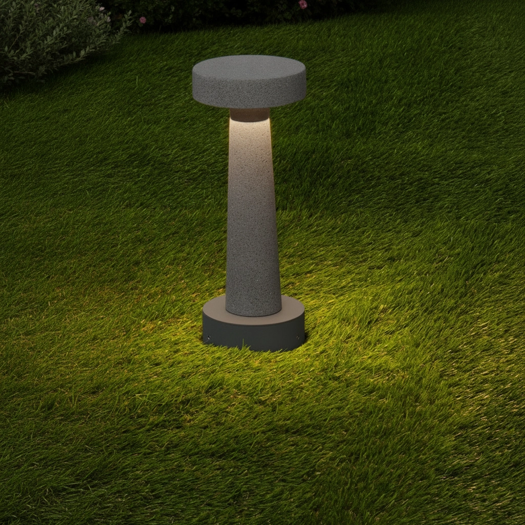 Gartenleuchte Cram Beton grau 30cm Lyora 5212017454676