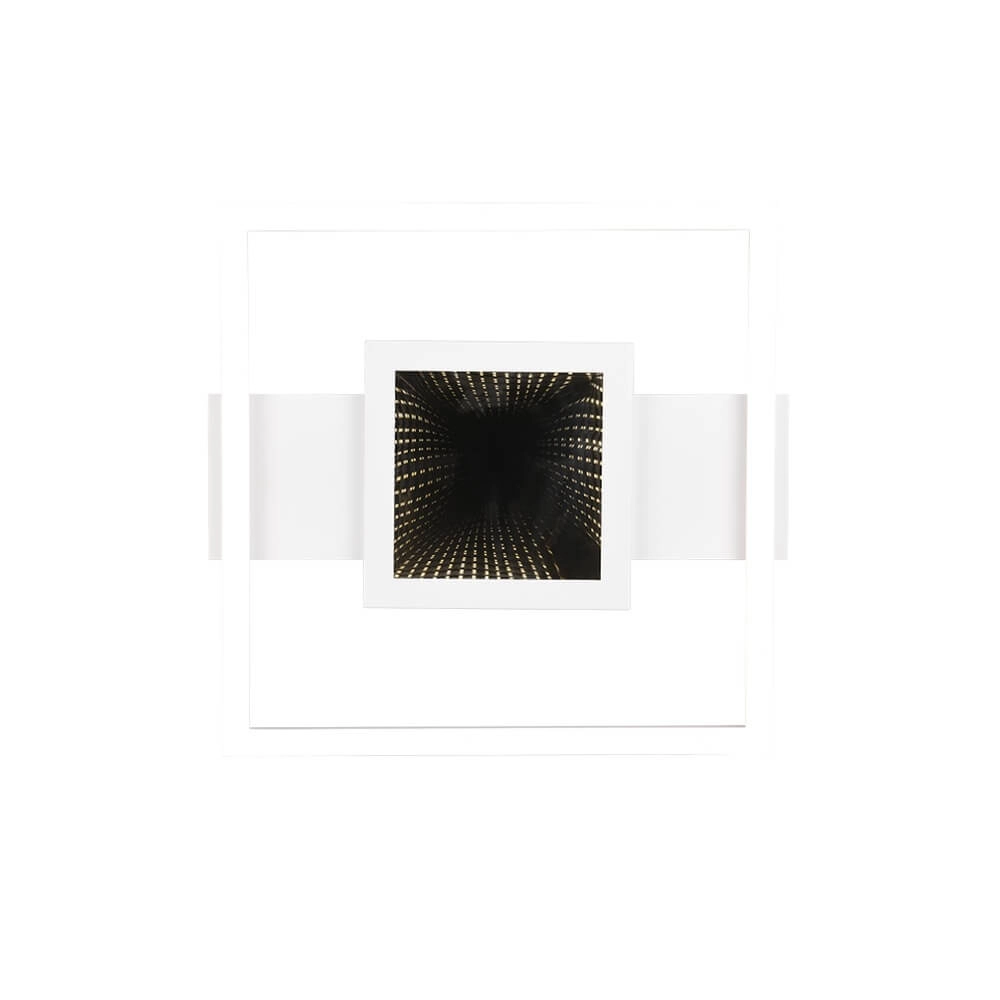 Design-Deckenleuchte Wheeler weißes Quadrat Trio 4017807640571
