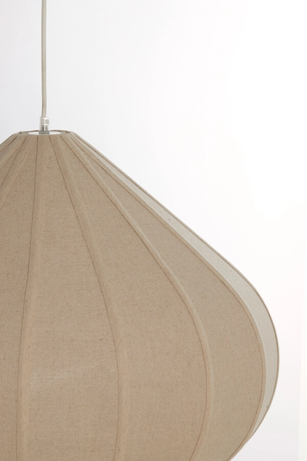 Cremefarbene Pendelleuchte Zubeda Ø 50cm Light & Living 8717807763718