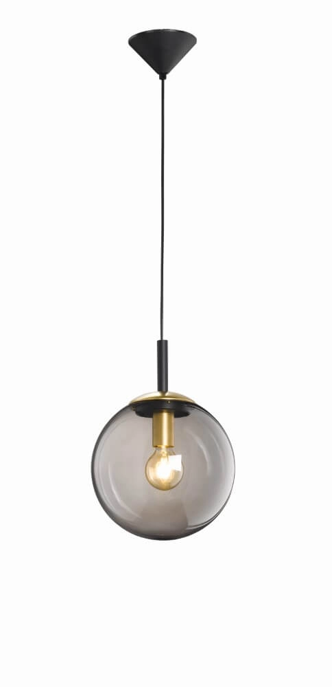 Hängelampe mit Glas Dini Ø 25cm Fischer & Honsel 4001133604307