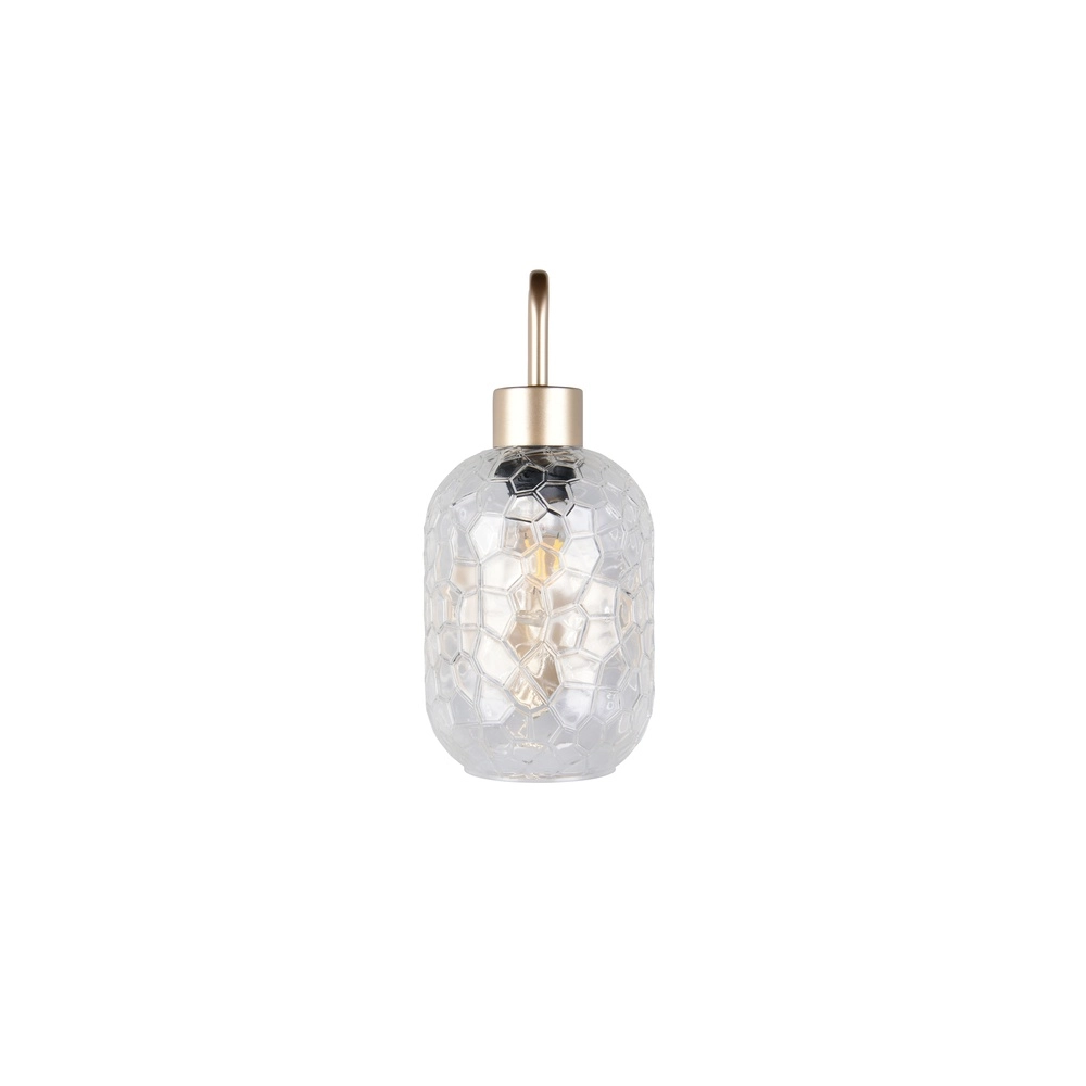 Wandlampe Emelie Gold mit Rauchglas Trio 4017807702583