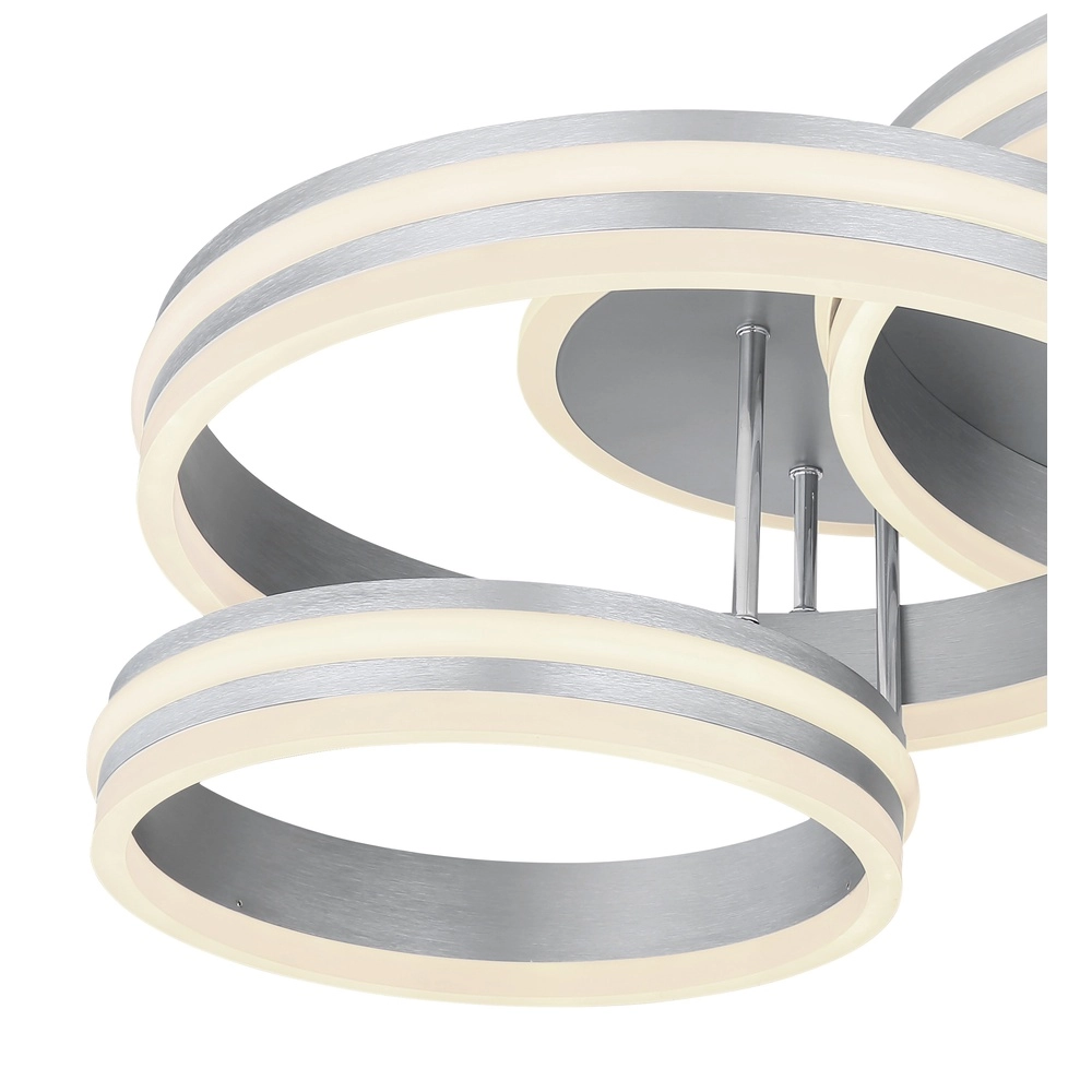 Deckenlampe Rubio Graue 3 Ringe Globo 9007371425914