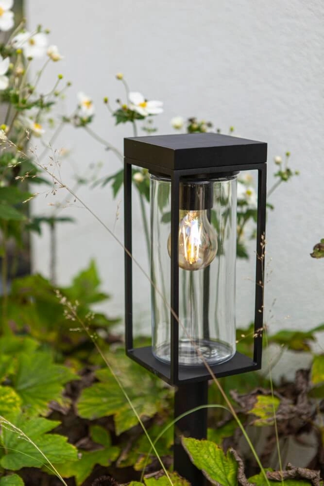 Standing garden lamp Flair black solar Lutec 6939412070766