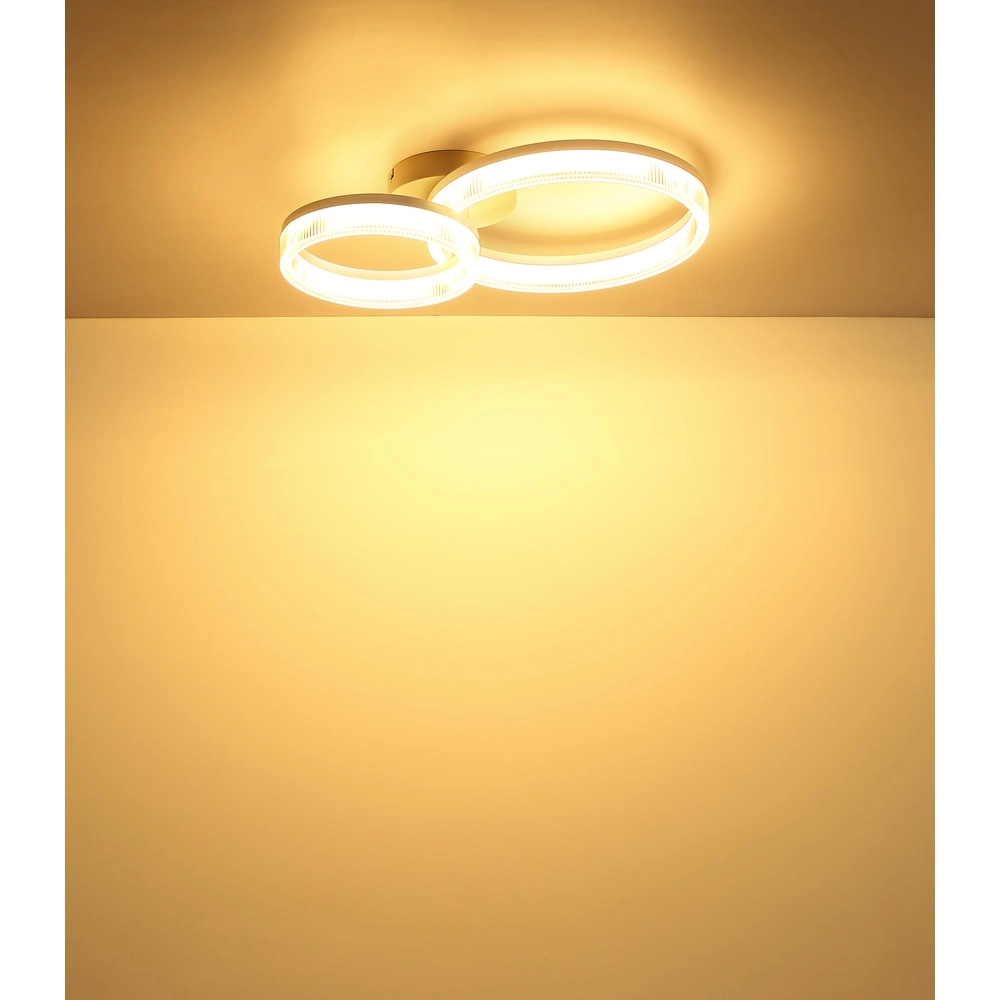 Moderne Deckenleuchte Zara sandbraun Globo 9007371573066