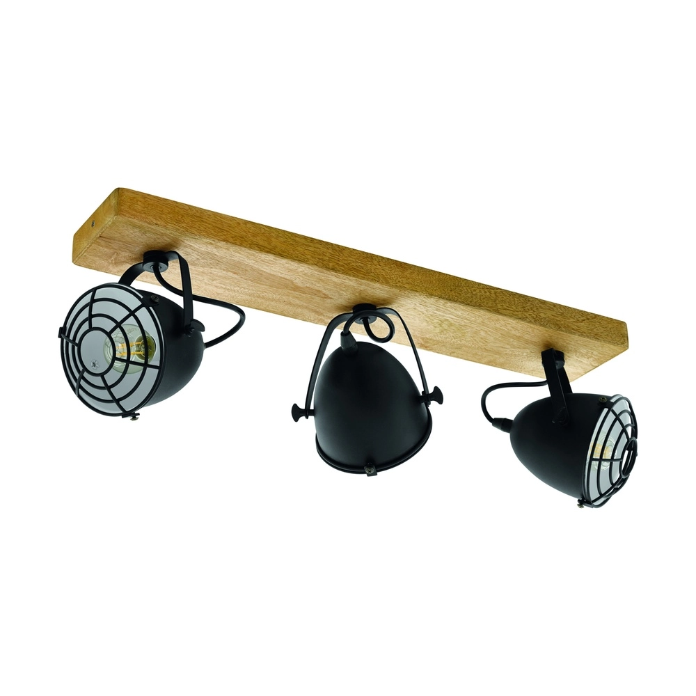 Deckenlampe Gatebeck Holz 3-Licht Eglo 9002759490782