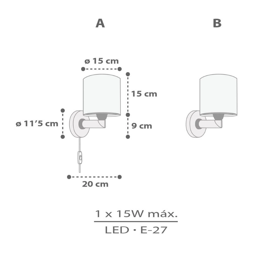 Wand-Nachtlicht Rhino & Croco Dalber 8420406606293