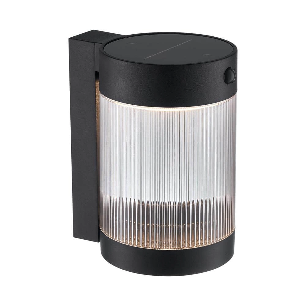 Wandleuchte Coupar Schwarze Solarenergie Nordlux 5704924023439