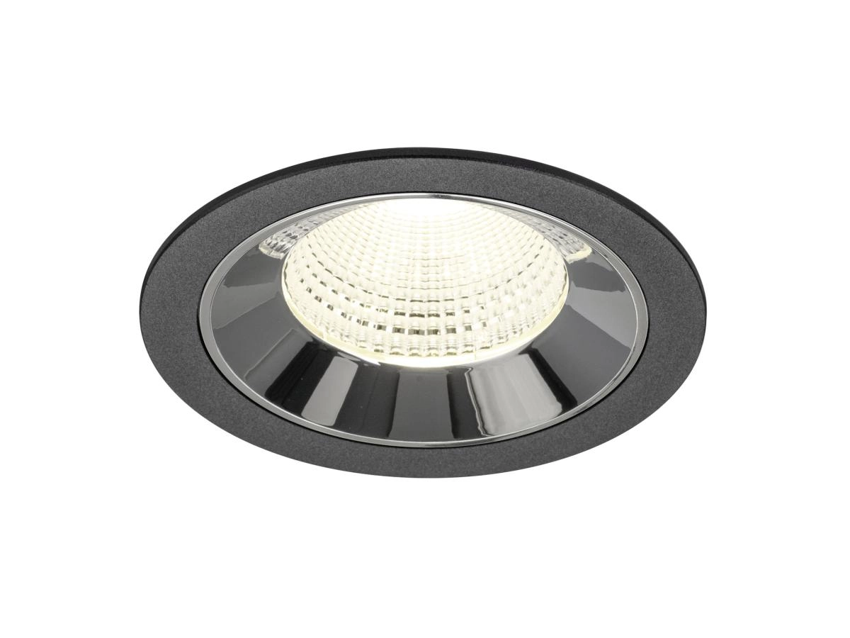 Einbau-Strahler Numinos L schwarz/chrom 4000K - 55gr SLV 4024163309547