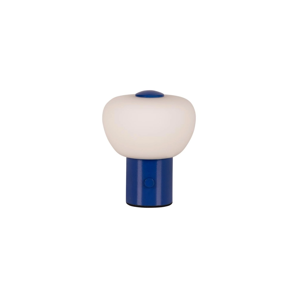 Wiederaufladbare Tischlampe Gustav Blau