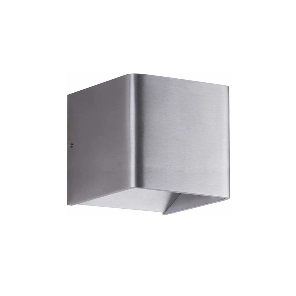 LED auf und ab Licht Fulda 6W - 2700k - 10 cm grau Artdelight 8719831733576