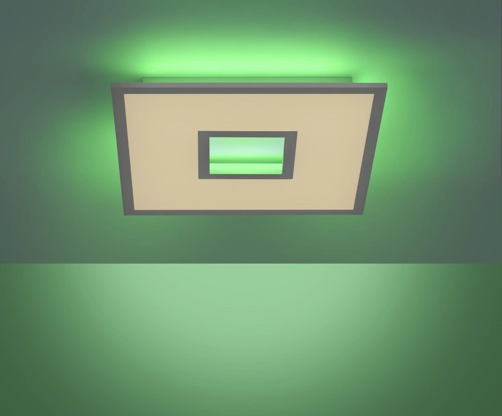 Quadratische Deckenlampe Recess Just Light 4043689967550