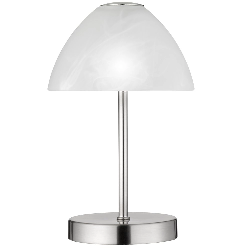LED Tischlampe Queen 24 cm metallic-grau Trio 4017807369533