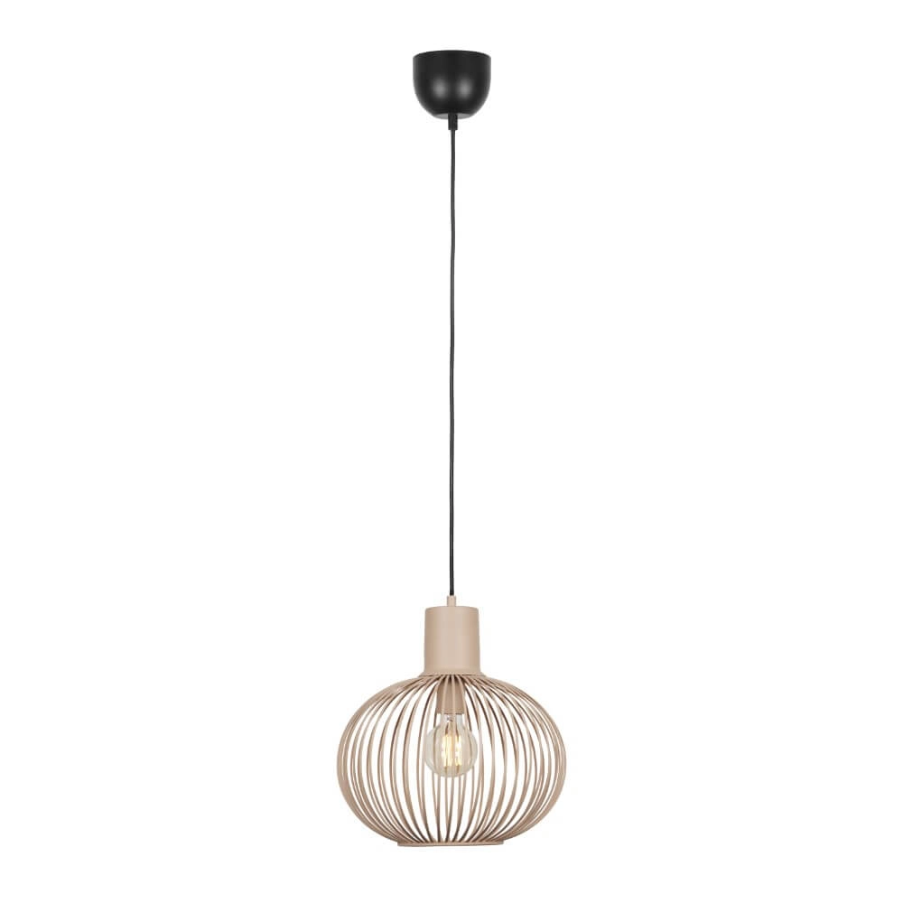 Hängelampe aus Draht Gila Ø 33cm - Sand Trio 4017807617542