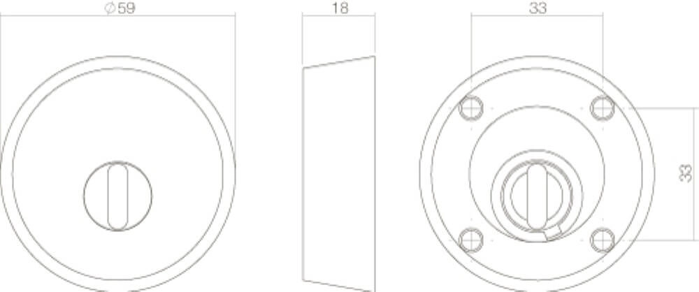 Sicherheitsrosette Salus für Edelstahl-Felgenschloss Intersteel 8714186421130