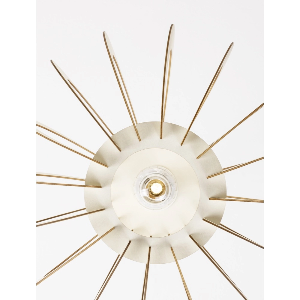 Pendelleuchte aus Holz Ottoline leicht Ø 40cm Lyora 5212017436191